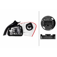 Rear Light left 12 V W16W Halogen HELLA suitable for e.g. BMW 1 Series