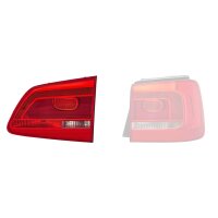 Rückleuchte rechts 12 V W16W Glühlampen-Technologie HELLA für VW TOURAN