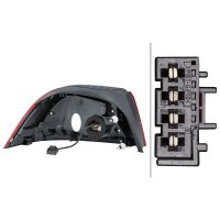Rear Light right 12 V LED HELLA Lighting Expertise suitable for VW EOS