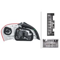 Rear Light right 12 V W16W Halogen HELLA suitable for e.g. BMW 1 Series