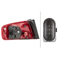 Rückleuchte rechts mit Schlusslicht 12 V Glühlampen-Technologie P21W HELLA für AUDI A4