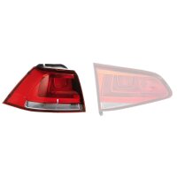 Rückleuchte links mit Schlusslicht 12 V...