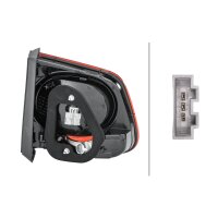 Rückleuchte rechts 12 V W5W Glühlampen-Technologie HELLA für VW TIGUAN