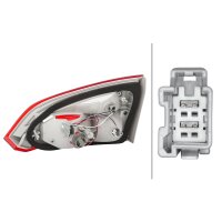 Rückleuchte links mit Schlusslicht (LED) 12 V LED W16W HELLA für FORD Focus III Turnier