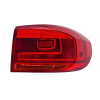 Rear Light right 12 V W5W Bulb technology HELLA suitable for VW TIGUAN