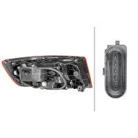 Rückleuchte rechts mit Schlusslicht Glühlampen-Technologie W16W HELLA für AUDI A4