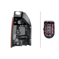 Rückleuchte rechts mit Schlusslicht (LED) 12 V LED...