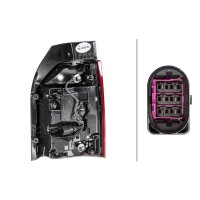 Rear Light left 12 V LED HELLA Lighting Expertise suitable for e.g. VW MULTIVAN