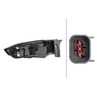 Rückleuchte rechts mit Seitenmarkierungslicht (LED)...