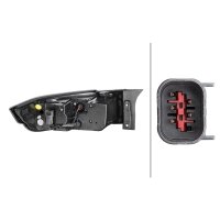 Rückleuchte rechts mit Seitenmarkierungslicht (LED)...