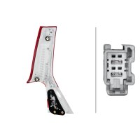 Rear Light right 12 V LED HELLA Lighting Expertise suitable for e.g. VOLVO V70