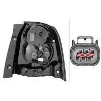 Rückleuchte links W21W LED HELLA für u.a. LAND...