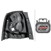 Rückleuchte rechts W21W LED HELLA für u.a. LAND...