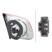 Rear Light right 12 V P21W Bulb technology HELLA suitable for VW JETTA