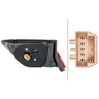 Rear Light left 12 V LED HELLA Light-Expertise fits VW TIGUAN