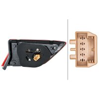 Rückleuchte rechts mit Schlusslicht (LED) 12 V LED HELLA für VW Tiguan