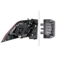 Rückleuchte rechts mit Schlusslicht (LED) 12 V LED WY21W HELLA für VW Tiguan