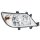 Headlight right 12 V PY21W Halogen HELLA suitable for e.g. MB SPRINTER