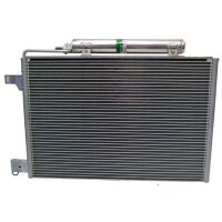 Condenser air conditioning with dryer tubes parallel...