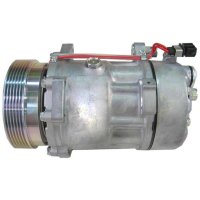 Compressor air conditioning V-ribbed belt pulley 120mm...