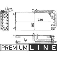 Verdampfer Klimaanlage MAHLE für PORSCHE 911 (993)
