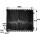 Air conditioning condenser without dryer MAHLE for MERCEDES-BENZ SK and others