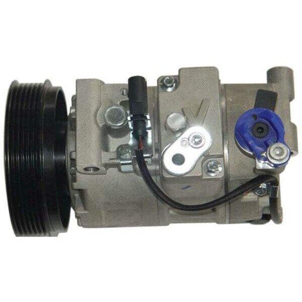 Klimakompressor 12 V Ø 125 mm MAHLE passend für u.a. AUDI A6