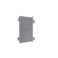 Air conditioning condenser without dryer pipes parallel MAHLE for e.g. DAF XF