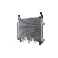 Condenser air conditioning with dryer tubes parallel...