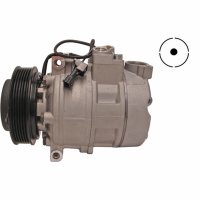 Compressor air conditioning V-ribbed belt pulley 126mm...