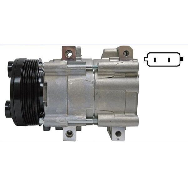 Air conditioning compressor 12 V Ø 115 mm MAHLE suitable for e.g. FORD SCORPIO
