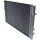Air conditioning condenser with dryer pipes parallel MAHLE for e.g. BMW X3