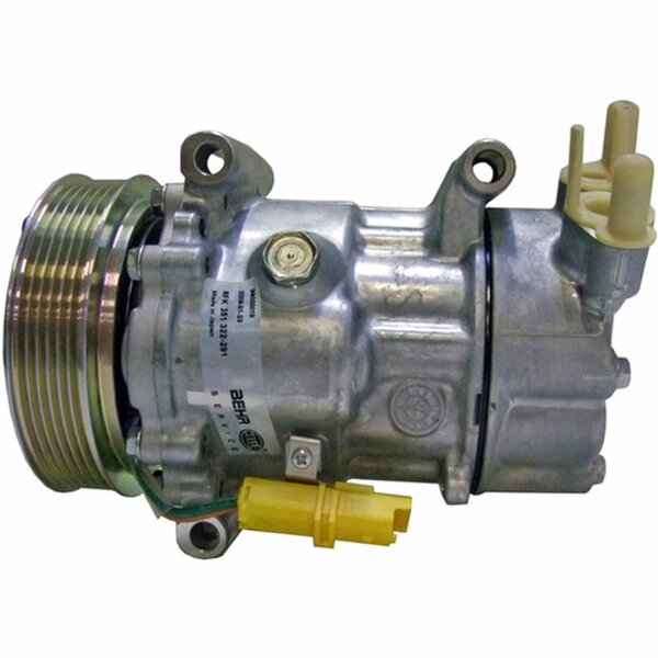 Kompressor Klimaanlage Keilrippenriemenscheibe 119mm MAHLE für CITROEN C3 I