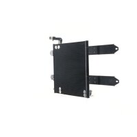 Air conditioning condenser with dryer pipes parallel...