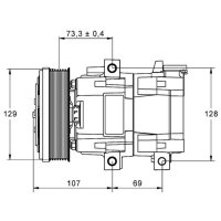 Kompressor Klimaanlage Filtereinsatz MAHLE für FORD...