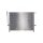 Air conditioning condenser without dryer pipes parallel MAHLE for e.g. BMW Z4