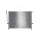 Air conditioning condenser without dryer pipes parallel MAHLE for e.g. BMW Z4