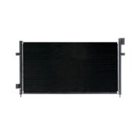 Air conditioning condenser without dryer pipes parallel MAHLE for e.g. VOLVO FM