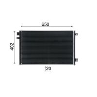 Kondensator Klimaanlage ohne Trockner Kühlrohre parallel MAHLE für JAGUAR S-TYPE