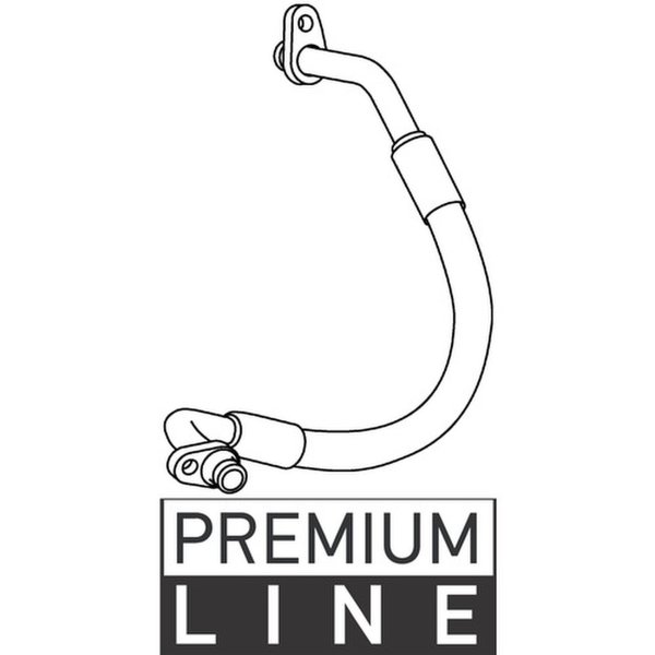 High pressure air conditioning line MAHLE for PEUGEOT 407 (6D_)