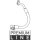 High pressure air conditioning line MAHLE for PEUGEOT 407 (6D_)
