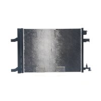 Condenser air conditioning with dryer tubes parallel MAHLE for e.g. OPEL ASTRA
