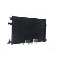 Condenser air conditioning with dryer tubes parallel MAHLE for e.g. OPEL ASTRA