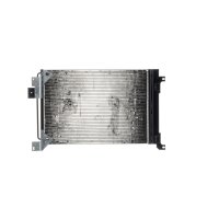 Condenser air conditioning dryer tubes parallel MAHLE for e.g. IVECO STRALIS