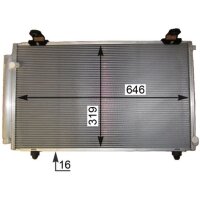 Kondensator Klimaanlage mit Trockner Kühlrohre...