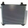 Air conditioning condenser with dryer pipes parallel MAHLE for e.g. TOYOTA IQ