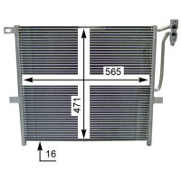 Kondensator Klimaanlage MAHLE für BMW X3 (E83)