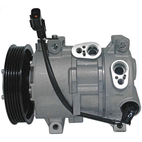 Kompressor Klimaanlage Keilrippenriemenscheibe 118mm MAHLE für KIA RIO III (UB)