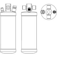 Trockner Klimaanlage Anti-Feuchtigkeit 839 g MAHLE passend für u.a. DAF 85