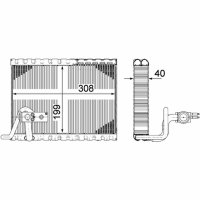 Verdampfer Klimaanlage Partikelfilter MAHLE für...
